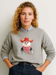 WOOOP Bluza w kolorze szarym rozmiar: XS. Szare bluzy damskie Wooop, xs, bez wzorów, z bawełny, bez kaptura. Za 100.99 zł.