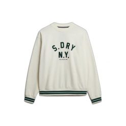Bluza damska Superdry Country Club Applique. Białe bluzy damskie Superdry, bez wzorów, bez kaptura. Za 326.95 zł.