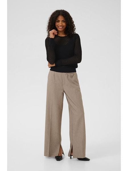 Kaffe Sweter w kolorze czarnym rozmiar: XL. Czarne swetry klasyczne damskie Kaffe, xl, bez kołnierzyka. Za 191.88 zł.