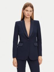 Rinascimento Marynarka CFC0123105003 Granatowy Regular Fit. Niebieskie marynarki i żakiety damskie Rinascimento, l, bez wzorów, z syntetyku. Za 449.99 zł.