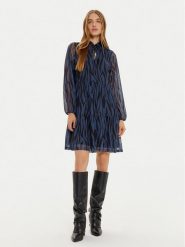 Vila Sukienka codzienna Volettis 14097666 Niebieski Relaxed Fit. Niebieskie sukienki damskie Vila, bez wzorów, z syntetyku, bez ramiączek. Za 119.99 zł.