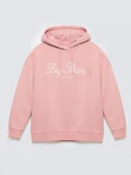 Bluza damska z kapturem różowa Raisa 601. Czerwone bluzy damskie Big Star, l, bez wzorów, z dzianiny, z kapturem. Za 249.99 zł.