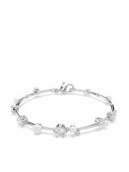 Swarovski Bransoletka Constella 5707511 Srebrny. Szare bransoletki damskie Swarovski, metalowe. Za 619.99 zł.