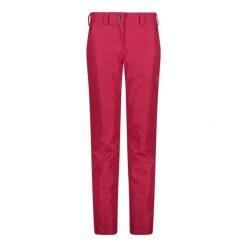Spodnie damskie narciarskie CMP 3W20636. Czerwone spodnie sportowe damskie CMP, na zimę, l, bez wzorów, narciarskie. W wyprzedaży za 299.99 zł.
