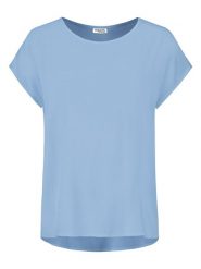 Sublevel Bluzka w kolorze błękitnym rozmiar: S. Niebieskie bluzki damskie Sublevel, s, bez wzorów, z wiskozy, bez kołnierzyka, bez ramiączek. Za 43.99 zł.