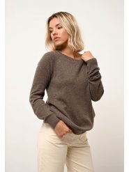 Just Cashmere Kaszmirowy sweter "Abigail" w kolorze brązowym rozmiar: L. Brązowe swetry klasyczne damskie Just Cashmere, l, z kaszmiru, bez kołnierzyka. Za 245.96 zł.