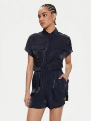 Armani Exchange Kombinezon 3DYA18 YNUUZ 1593 Granatowy Regular Fit. Niebieskie sukienki damskie Armani Exchange, bez wzorów, z syntetyku, bez ramiączek. Za 539.99 zł.