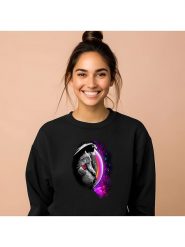 WOOOP Bluza "Infinity" w kolorze czarnym rozmiar: M. Czarne bluzy damskie Wooop, m, bez wzorów, z bawełny, bez kaptura. Za 100.99 zł.