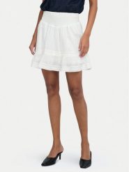 ONLY Spódnica mini Katti 15376205 Biały Regular Fit. Białe spódnice damskie Only, m, bez wzorów, z bawełny, mini. Za 129.99 zł.