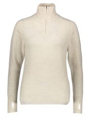 Bergans Wełniany sweter w kolorze kremowym rozmiar: M. Brązowe swetry klasyczne damskie Bergans, m, z wełny, bez kołnierzyka. Za 258.52 zł.