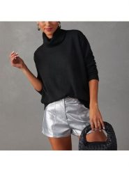 Milan Kiss Golf w kolorze czarnym rozmiar: L. Czarne golfy damskie Milan Kiss, l, bez wzorów, bez ramiączek. Za 126.99 zł.