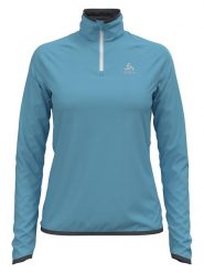 Odlo Bluza polarowa "Carve Ceramiwarm" w kolorze niebieskim rozmiar: XS. Niebieskie bluzy damskie ODLO, xs, bez wzorów, z polaru, bez kaptura. Za 188.85 zł.
