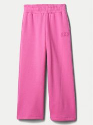 Gap Spodnie dresowe 541968-00 Różowy Regular Fit. Czerwone spodnie dresowe dziewczęce GAP, bez wzorów, z bawełny. Za 79.99 zł.