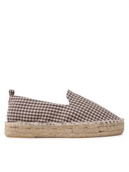 Jenny Fairy Espadryle HZF081-01ECO Brązowy. Brązowe espadryle damskie Jenny Fairy, bez wzorów, z materiału, bez obcasa. Za 90.99 zł.