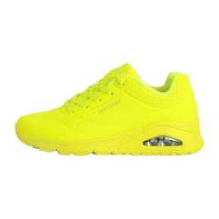 Buty na co dzień damskie SKECHERS UNO NIGHT SHADES. Żółte obuwie sportowe damskie Skechers, bez zapięcia, trekkingowe, Skechers Sport. Za 303.00 zł.