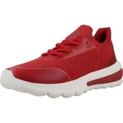 Buty GEOX D46MDB 0AS22 Czerwony. Czerwone obuwie trekkingowe damskie Geox, z syntetyku, bez zapięcia. Za 319.99 zł.