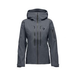 Damska kurtka narciarska Black Diamond Recon LT Stretch. Szare kurtki damskie Black Diamond, na zimę, bez wzorów, bez kaptura. Za 1,539.00 zł.