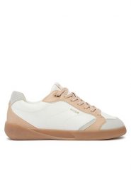Hugo Sneakersy Riven 50523497 10263254 01 Biały. Białe obuwie sportowe damskie Hugo, ze skóry, bez zapięcia. Za 409.99 zł.