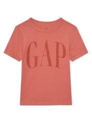 Gap T-Shirt 708411-02 Pomarańczowy Regular Fit. Brązowe t-shirty i koszulki chłopięce GAP, bez wzorów, z bawełny, bez kołnierzyka, bez ramiączek. Za 49.99 zł.