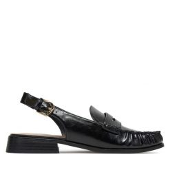 Sandały Call It Spring. Czarne sandały damskie Call it Spring, bez wzorów, bez obcasa, na płaskiej podeszwie, bez zapięcia. Za 219.99 zł.
