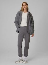 4F Spodnie dresowe joggery damskie - szare XL. Szare spodnie dresowe damskie 4F, xl, bez wzorów, z dresówki. Za 129.99 zł.