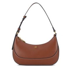 Torebka GINO ROSSI. Brązowe torebki klasyczne damskie Gino Rossi, bez dodatków. Za 125.99 zł.