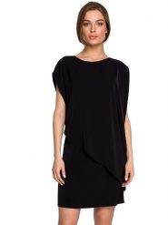 Stylove Sukienka w kolorze czarnym rozmiar: S. Czarne sukienki damskie Stylove, bez wzorów, bez ramiączek. Za 229.46 zł.