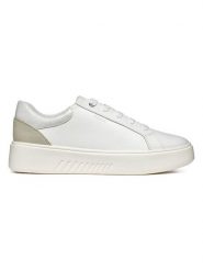 Geox Sneakersy w kolorze białym rozmiar: 38. Białe obuwie sportowe damskie Geox, z materiału, bez zapięcia. Za 289.88 zł.