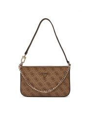 Guess Torebka Noelle II Mini HWBG96 72720 Brązowy. Brązowe torebki klasyczne damskie Guess, ze skóry, bez dodatków. Za 349.99 zł.