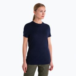 Koszulka trekkingowa damska icebreaker Merino 150 Tech Lite III. Niebieskie bluzki damskie Icebreaker, bez wzorów, sportowe, bez kołnierzyka, bez ramiączek. Za 269.99 zł.