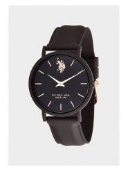 U.S. Polo Assn. Zegarek kwarcowy w kolorze czarnym rozmiar: onesize. Czarne, analogowe zegarki damskie U.S. Polo Assn., sztuczne. Za 113.99 zł.
