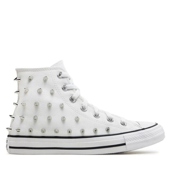 Trampki Converse. Białe trampki damskie Converse, bez wzorów, bez zapięcia. Za 239.99 zł.