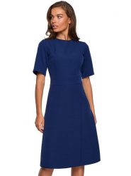 Stylove Sukienka w kolorze granatowym rozmiar: M. Niebieskie sukienki damskie Stylove, bez wzorów, bez ramiączek. Za 175.67 zł.