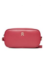 Tommy Hilfiger Torebka AW0AW16468 Różowy. Czerwone listonoszki damskie Tommy Hilfiger, bez wzorów, ze skóry, bez dodatków. Za 459.99 zł.