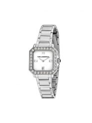 KARL LAGERFELD Zegarek R0553102503 Srebrny. Szare, analogowe zegarki damskie KARL LAGERFELD, srebrne. Za 999.99 zł.