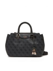 Guess Torebka Katya HWSG96 52060 Szary. Szare torebki klasyczne damskie Guess, ze skóry, bez dodatków. Za 489.99 zł.