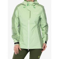 Kurtka przeciwdeszczowa damska Vaude Elope Jacket II. Zielone kurtki damskie Vaude, bez wzorów, bez kaptura. Za 660.99 zł.