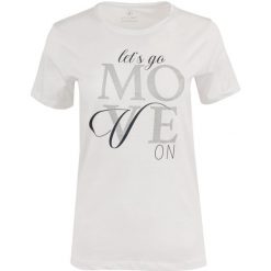 Damska koszulka Athl. DPT Talia – 100% bawełna, L. Białe bluzki damskie ZSPORT, l, bez wzorów, z bawełny, casualowe, bez kołnierzyka, bez ramiączek. Za 149.99 zł.