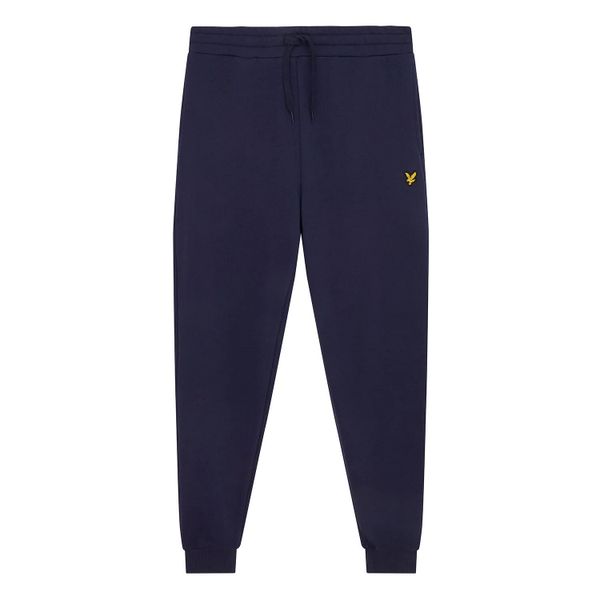 Dopasowane spodnie dresowe Lyle & Scott. Niebieskie spodnie sportowe damskie LYLE AND SCOTT, s, bez wzorów, z dresówki, do biegania. Za 276.00 zł.
