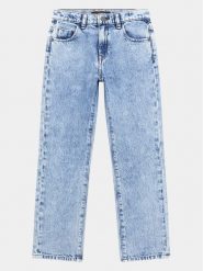 Guess Jeansy L4RA06 D45E0 Niebieski Regular Fit. Niebieskie jeansy chłopięce Guess, z bawełny. Za 409.99 zł.
