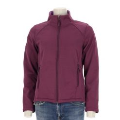 Second life - Kurtka polarowa damska fioletowa - Jak nowy. Fioletowe kurtki sportowe damskie The North Face, l, bez wzorów, z polaru, bez kaptura. Za 149.06 zł.