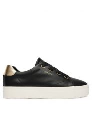 Gant Sneakersy 32531170 Czarny. Czarne obuwie sportowe damskie Gant, ze skóry, bez zapięcia. Za 589.99 zł.