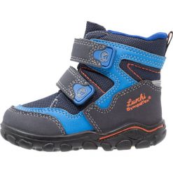 Lurchi KLAUSITEX Śniegowce atlantic cobalt. Niebieskie buty zimowe chłopięce Lurchi, z materiału. W wyprzedaży za 148.85 zł.