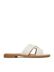 Beverly Hills Polo Club Klapki EO-WI16-ALYSHA-02 Biały. Białe klapki damskie Beverly Hills Polo Club, bez wzorów, ze skóry, bez obcasa, bez zapięcia. Za 279.99 zł.