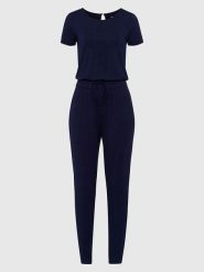 Les Lunes Kombinezon "Lana" w kolorze granatowym rozmiar: XS. Niebieskie kombinezony damskie Les Lunes, s, bez wzorów, z wiskozy, klasyczne, bez kołnierzyka, bez ramiączek. Za 217.99 zł.