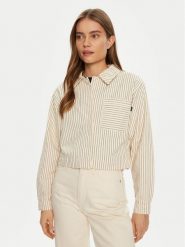 JJXX Koszula Maddy 12267802 Écru Relaxed Fit. Koszule damskie JJXX, l, bez wzorów, z bawełny, bez kołnierzyka, bez ramiączek. Za 149.99 zł.