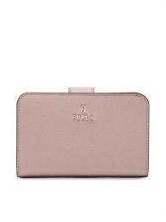 Furla Portfel Camelia WP00314-ARE000-B4L00-1-007-20-CN Beżowy. Brązowe portfele damskie Furla, bez wzorów, ze skóry. Za 519.99 zł.