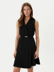 BOSS Sukienka koktajlowa Dimosa 50554224 Czarny Regular Fit. Czarne sukienki damskie Boss, bez wzorów, z wiskozy, wizytowe, bez ramiączek. Za 1,699.00 zł.