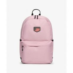 Klasyczny plecak damski z naszywkami Superdry Montana. Czerwone plecaki Superdry, z aplikacjami. Za 237.00 zł.