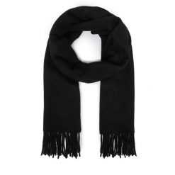 Szalik Weekend Max Mara. Czarne szaliki damskie Weekend Max Mara, bez wzorów. Za 544.99 zł.